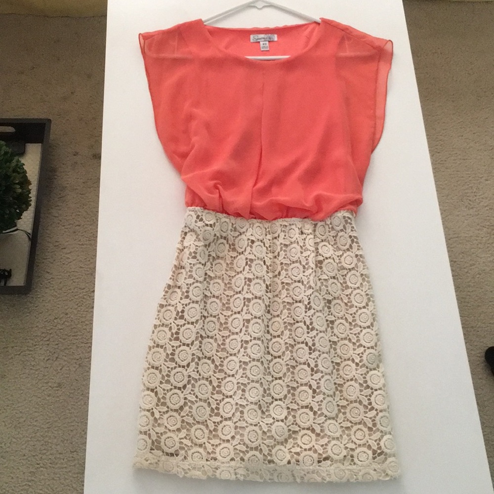 Peach Dress